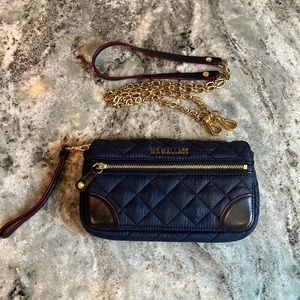 MZ Wallace Crosby Convertible Wristlet - Navy